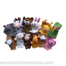 Kid Toy Chinese Zodiac Finger Puppet 12pc Cute Animals B00N9P8ISY